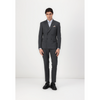 Tiavllya Fashion Mens 2 Pieces Suit Flat Double Breasted Tuxedos For Wedding (Blazer+Pants)