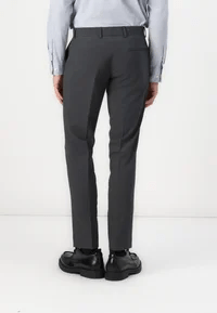 Tiavllya Fashion Mens 2 Pieces Suit Flat Double Breasted Tuxedos For Wedding (Blazer+Pants)