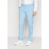 Tiavllya Fashion Mens 2 Pieces Suit Flat Double Breasted Tuxedos For Wedding (Blazer+Pants)