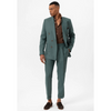 Tiavllya Fashion Mens 2 Pieces Suit Flat Tuxedos For Wedding (Blazer+Pants)