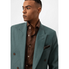 Tiavllya Fashion Mens 2 Pieces Suit Flat Tuxedos For Wedding (Blazer+Pants)