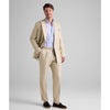 Tiavllya Fashion Mens 2 Pieces Suit Linen Double Breasted Tuxedos For Wedding (Blazer+Pants)