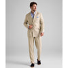 Tiavllya Fashion Mens 2 Pieces Suit Linen Double Breasted Tuxedos For Wedding (Blazer+Pants)