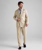 Tiavllya Fashion Mens 2 Pieces Suit Linen Double Breasted Tuxedos For Wedding (Blazer+Pants)