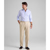 Tiavllya Fashion Mens 2 Pieces Suit Linen Double Breasted Tuxedos For Wedding (Blazer+Pants)