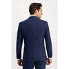 Tiavllya Fashion Mens Suit 3 Pieces Plaid Notch Lapel Tuxedos (Blazer+Vest+Pants)