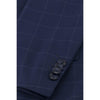 Tiavllya Fashion Mens Suit 3 Pieces Plaid Notch Lapel Tuxedos (Blazer+Vest+Pants)