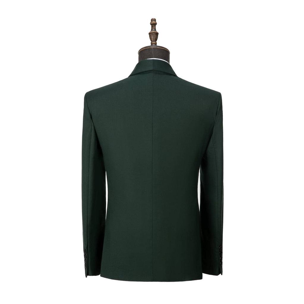 Tiavllya Fashion Mens Suit Double Breasts Shawl Lapel 2 Pieces (Blazer+Pants)