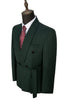 Tiavllya Fashion Mens Suit Double Breasts Shawl Lapel 2 Pieces (Blazer+Pants)