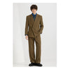 Tiavllya Fashionable 2-Piece Double-Breasted Men's Notch-Lapel Tuxedo Wedding Suit (Blazer + Pants)