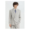 Tiavllya Fashionable 2-Piece Double-Breasted Men's Notch-Lapel Tuxedo Wedding Suit (Blazer + Pants)
