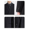 Tiavllya Fashionable 2-Piece Double-Breasted Men's Notch-Lapel Tuxedo Wedding Suit (Blazer + Pants)