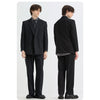 Tiavllya Fashionable 2-Piece Double-Breasted Men's Notch-Lapel Tuxedo Wedding Suit (Blazer + Pants)