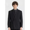Tiavllya Fashionable 2-Piece Double-Breasted Men's Notch-Lapel Tuxedo Wedding Suit (Blazer + Pants)