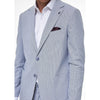 Tiavllya Formal 2 Pieces Mens Light Blue Suit Flat Notch Lapel Tuxedos For Wedding (Blazer+Pants)