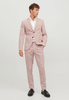 Tiavllya Formal 2 Pieces Mens Pink Suit Flat Notch Lapel Tuxedos For Wedding (Blazer+Pants)