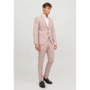 Tiavllya Formal 2 Pieces Mens Pink Suit Flat Notch Lapel Tuxedos For Wedding (Blazer+Pants)