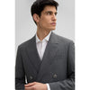 Tiavllya Formal Men's 2 Pieces Mens Suit Notch Lapel Striped Tuxedos (Blazer+Pants)