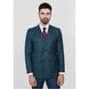 Tiavllya Formal Men's 2 Pieces Mens Suit Notch Lapel Striped Tuxedos (Blazer+Pants)