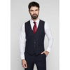 Tiavllya Formal Men's 3 Pieces Mens Suit Notch Lapel Striped Tuxedos (Blazer+Vest+Pants)