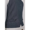Tiavllya Formal Men's 3 Pieces Mens Suit Peak Lapel Striped Tuxedos (Blazer+Vest+Pants)