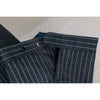 Tiavllya Formal Men's 3 Pieces Mens Suit Peak Lapel Striped Tuxedos (Blazer+Vest+Pants)