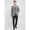 Tiavllya Formal Men's 3 Pieces Suit Plaid Peak Lapel Suit (Blazer+Vest+Pants)