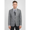 Tiavllya Formal Men's 3 Pieces Suit Plaid Peak Lapel Suit (Blazer+Vest+Pants)