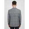 Tiavllya Formal Men's 3 Pieces Suit Plaid Peak Lapel Suit (Blazer+Vest+Pants)
