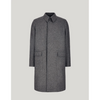 Tiavllya Formal Men's Wool Herringbone Stand Collar Blazer