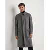 Tiavllya Formal Men's Wool Herringbone Stand Collar Blazer