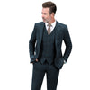 Tiavllya Men's Casual 3 Pieces Mens Suit Classic Tweed Notch Lapel Tuxedos (Blazer+vest+Pants)