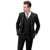 Tiavllya Men's Casual 3 Pieces Mens Suit Classic Tweed Notch Lapel Tuxedos (Blazer+vest+Pants)