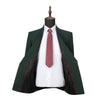 Tiavllya Mens Suit Double Breasts Shawl Lapel 2 Pieces (Blazer+Pants)
