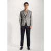 Tiavllya Menseventwear Formal Men's Houndstooth Notch Lapel Blazer