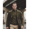 Tiavllya Menseventwear Formal Men's Tweed Notch Lapel Blazer