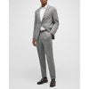 Tiavllya Menseventwear Men's Casual 2 Pieces Mens Suit Classic Tweed Notch Lapel Tuxedos (Blazer+Pants)