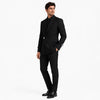 Tiavllya Tiavllya 2 Piece Men's Suit with Metal Clasp Slim Fit Tuxedo Suit (Blazer+Pants)
