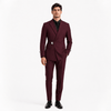 Tiavllya Tiavllya 2 Piece Stylish Suit with Metal Clasp Slim Fit Tuxedo For Men