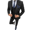 Tiavllya Tiavllya Business Men's 3 Piece Regular Fit Peak Lapel Flat Men's Suit (Blazer+Vest+Pants)