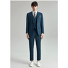 Tiavllya Tiavllya Business Men's 3 Pieces Mens Suit Notch Lapel Solid Tuxedos (Blazer+vest+Pants)