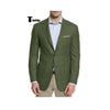 Tiavllya Tiavllya Bussines Men's 2 Pieces Mens Blazer Notch Lapel Linen For Wedding