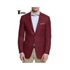 Tiavllya Tiavllya Bussines Men's 2 Pieces Mens Blazer Notch Lapel Linen For Wedding