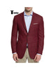 Tiavllya Tiavllya Bussines Men's 2 Pieces Mens Blazer Notch Lapel Linen For Wedding