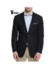 Tiavllya Tiavllya Bussines Men's 2 Pieces Mens Blazer Notch Lapel Linen For Wedding