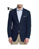 Tiavllya Tiavllya Bussines Men's 2 Pieces Mens BlazerNotch Lapel Linen For Wedding