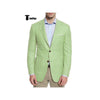 Tiavllya Tiavllya Bussines Men's 2 Pieces Mens BlazerNotch Lapel Linen For Wedding