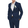Tiavllya Tiavllya Casual Men's 2 Pieces Suit Notch Lapel Linen For Wedding (Blazer+Pants)