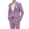Tiavllya Tiavllya Casual Men's 2 Pieces Suit Notch Lapel Linen For Wedding (Blazer+Pants)