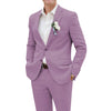 Tiavllya Tiavllya Casual Men's 2 Pieces Suit Notch Lapel Linen For Wedding (Blazer+Pants)